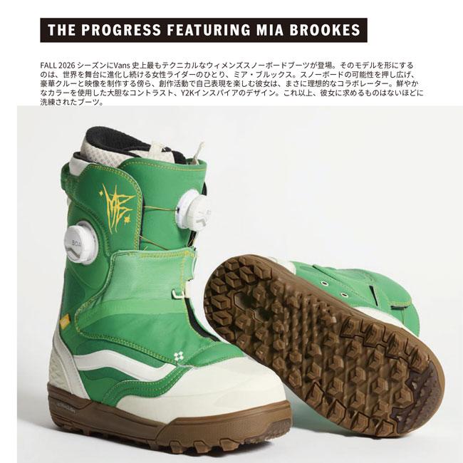 バンズ VANS THE PROGRESS レディース 26-27 スノーボードブーツ BOA