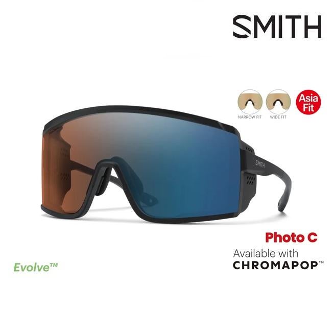 サングラス スミス SMITH Pursuit / Matte Black / CP Glacier Photo