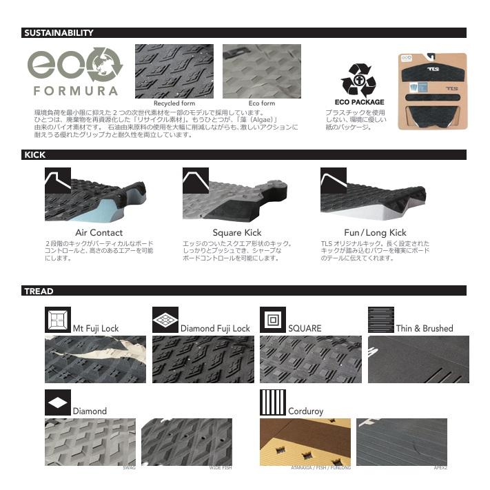 新入荷！TLS／ツールス　デッキパッチ ワイドフィッシュ　GREY SMOKE デッキパッド TOOLS TLS WIDE FISH DECK PAD ワイドフィッシュ