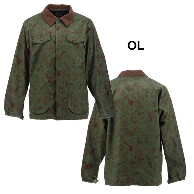 予約 VESP スノーボード ウェア ジャケット Animal Paisley Work