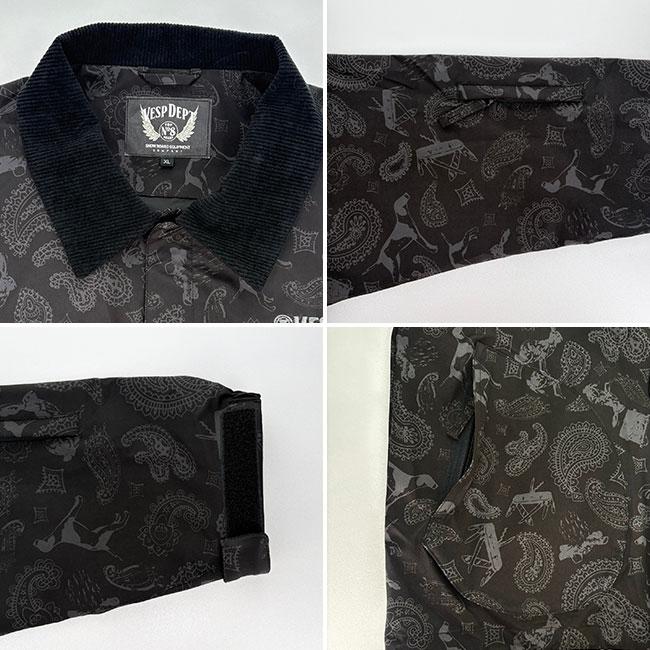 VESPのシャツジャケ 美品】VESP ウールシャツジャケット スノーボード