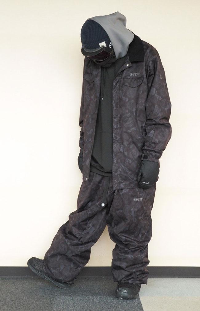 予約 VESP スノーボード ウェア ジャケット Animal Paisley Work