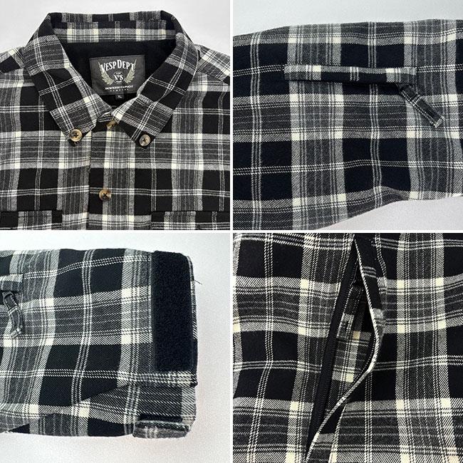 VESPのシャツジャケ 美品】VESP ウールシャツジャケット スノーボード