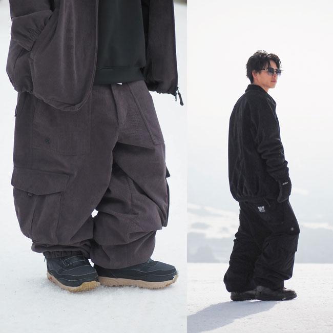 予約 VESP スノーボード ウェア パンツ Corduroy Wide Jogger Cargo