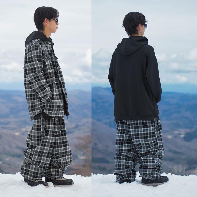 予約 VESP スノーボード ウェア パンツ Check Wide Jogger Pants