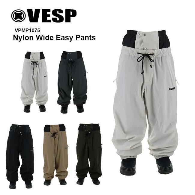 予約 VESP スノーボード ウェア パンツ Nylon Wide Easy Pants