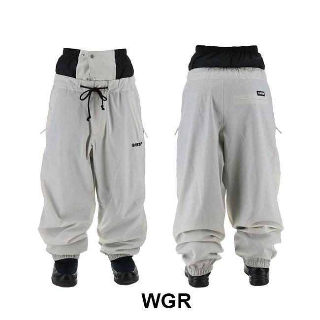 予約 VESP スノーボード ウェア パンツ Nylon Wide Easy Pants