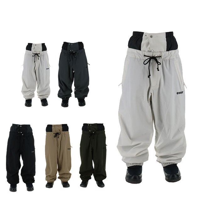 予約 VESP スノーボード ウェア パンツ Nylon Wide Easy Pants