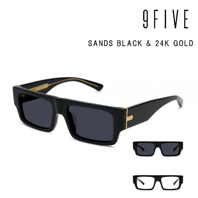 9FIVE サングラス SANDS Black & 24k Gold メンズ レディース ナイン