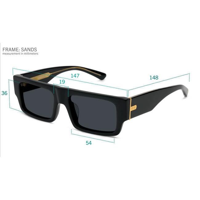 9FIVE サングラス SANDS Black & 24k Gold メンズ レディース ナイン
