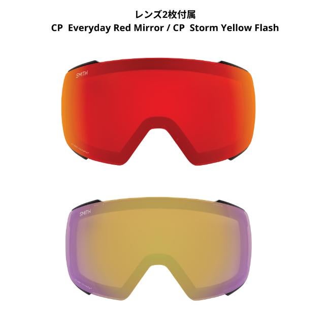 SMITH ゴーグル 4D MAG XL Black Warm Steel CP EVERYDAY RED MIRRORR