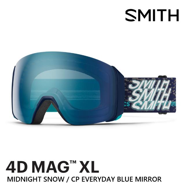 SMITH ゴーグル 4D MAG XL Midnight Snow CP EVERYDAY BLUE MIRROR 26