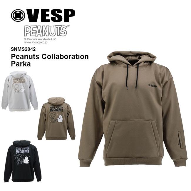 予約 VESP スノーボード ウェア ピーナッツ パーカー Peanuts