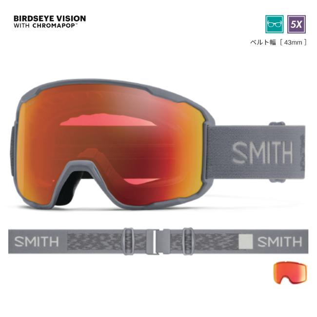 SMITH スミス ゴーグル PREVIEW CIRRUS GREY CP PRO PHOTOCHROMIC RED