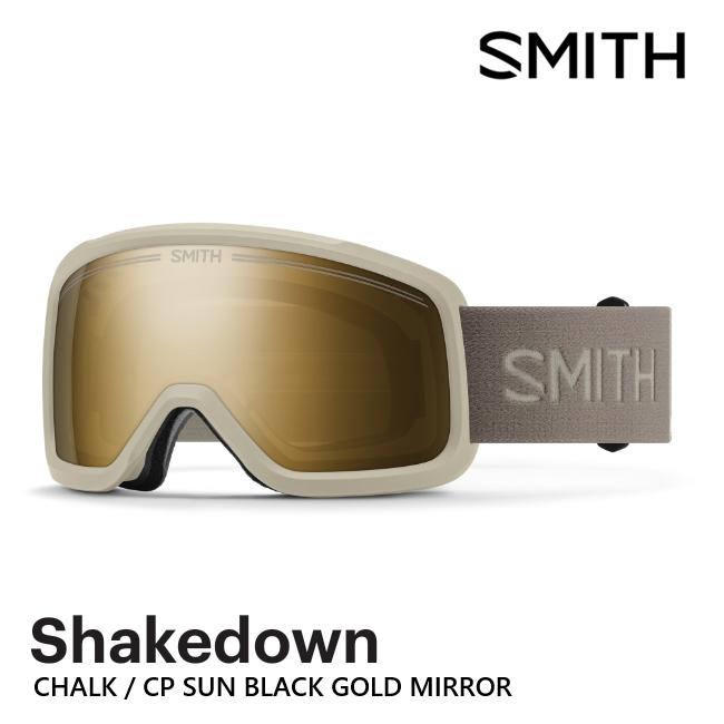 SMITH スミス ゴーグル SHAKEDOWN Chalk CP SUN BLACK GOLD MIRROR 26