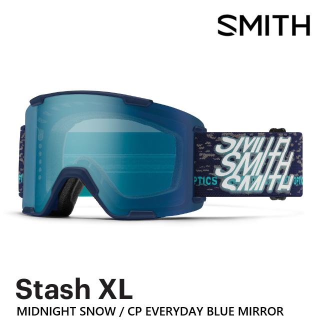 SMITH スミス ゴーグル STASH XL MidnightI Snow CP EVERYDAY BLUE