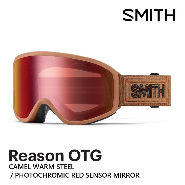 SMITH スミス ゴーグル REASON OTG Camel Warm Steel PHOTOCHROMIC RED