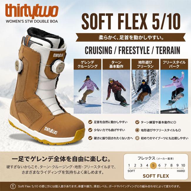予約 THIRTYTWO サーティーツー STW DOUBLE BOA W'S エスティー