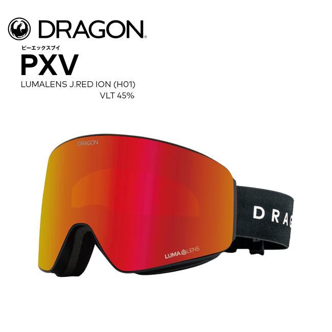 予約 DRAGON PXV スノーゴーグル 26-27 SCREEN LL J.RED ION ジャパン