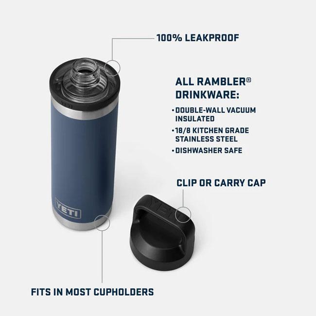YETI イエティ RAMBLER 18 oz WATER BOTTLE WITH CHUG CAP ランブラー