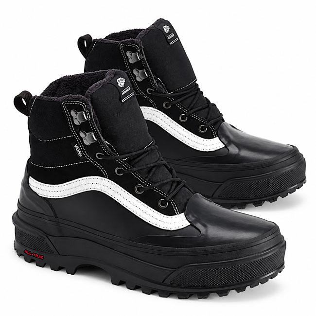 新品未使用品:VANS 防水スノーブーツ ブラック ハイカット VANS Standard Mid 2.0 Boot スタンダード ミッド 2.0 ブーツ メンズ